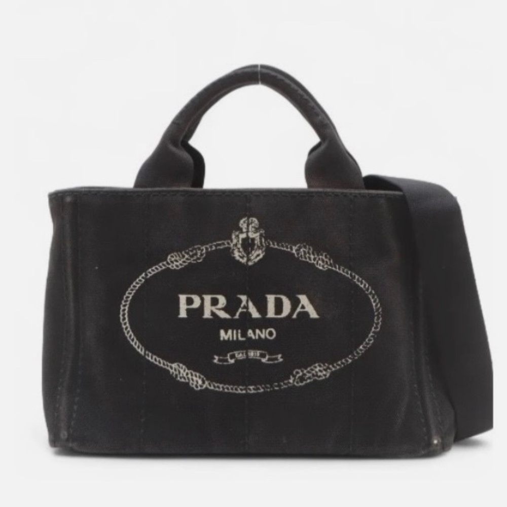 Prada Canapa Two Way Tote